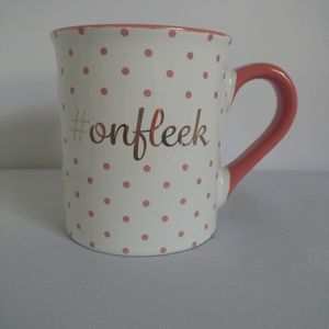 #OnFleek Pink Polka Dot Mug Love Your Mug